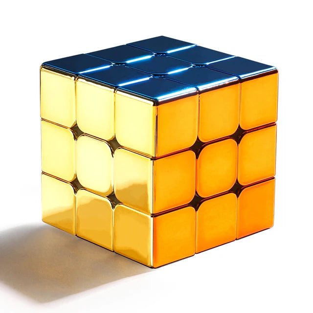 Shiny Metallic Puzzle Cube - Giggly Groves