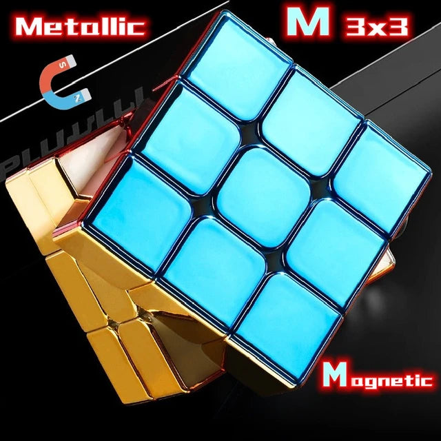 Shiny Metallic Puzzle Cube - Giggly Groves