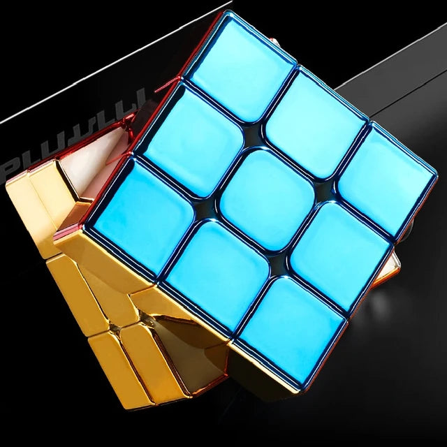 Shiny Metallic Puzzle Cube - Giggly Groves