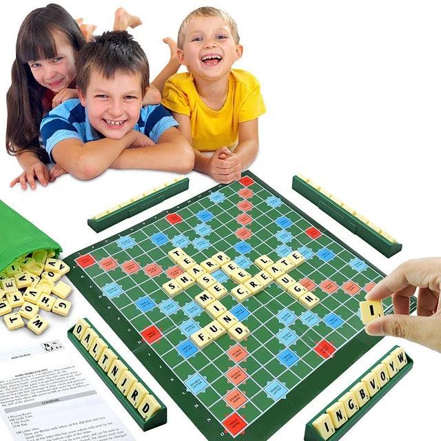 Travel Scrabble Puzzle Board Game: Giggly Groves