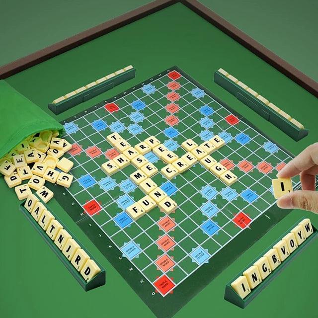 Travel Scrabble Puzzle Board Game: Giggly Groves