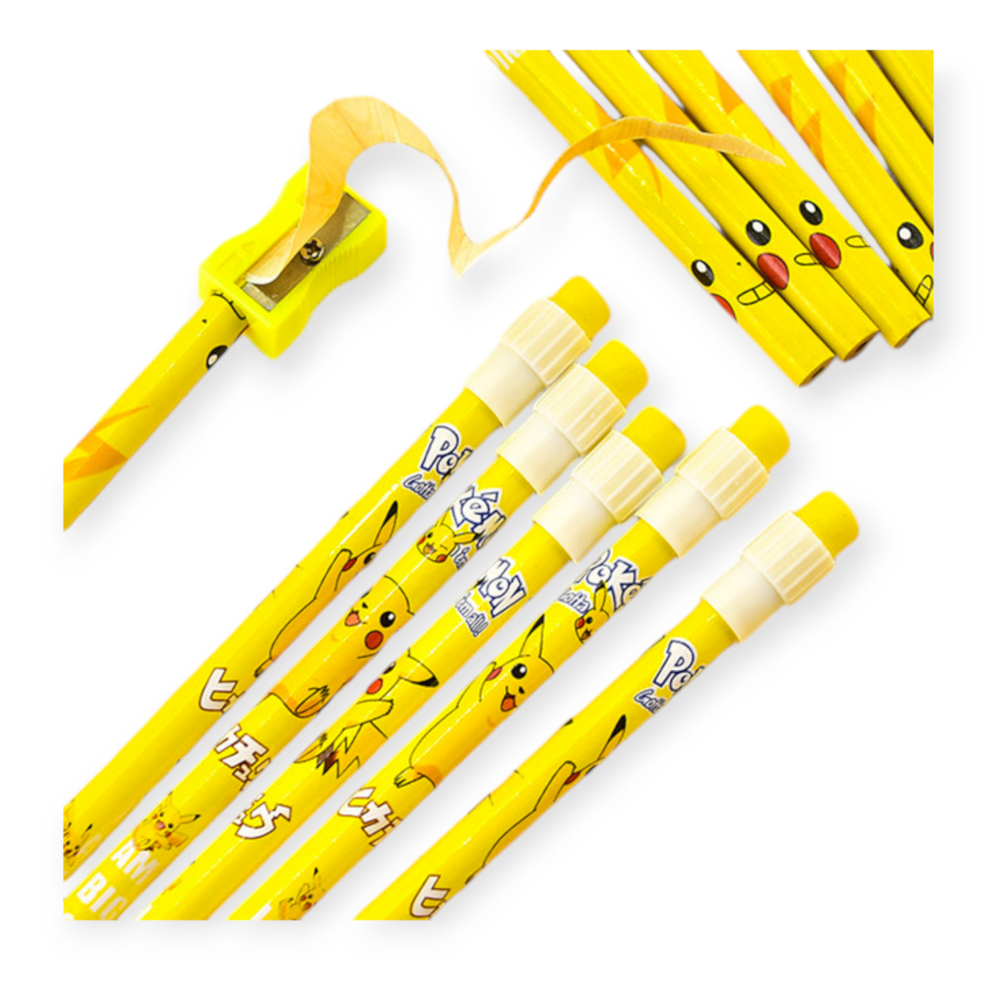 12 pcs Pokemon Pikachu Pencil Set - Giggly Groves 