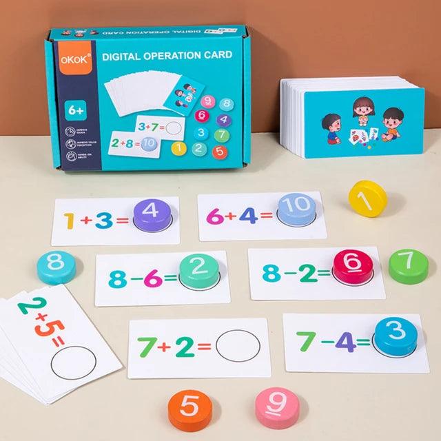 Montessori Math Wooden Toys - Giggly Groves