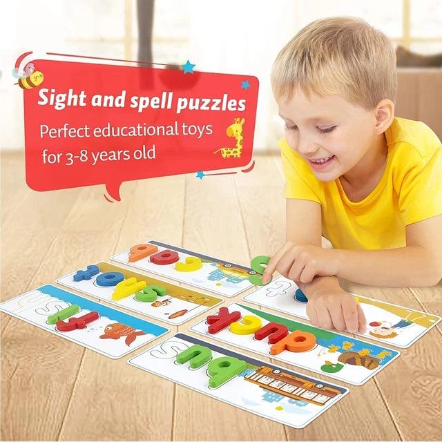 Montessori See and Spell Learning Toy - Giggly Groves