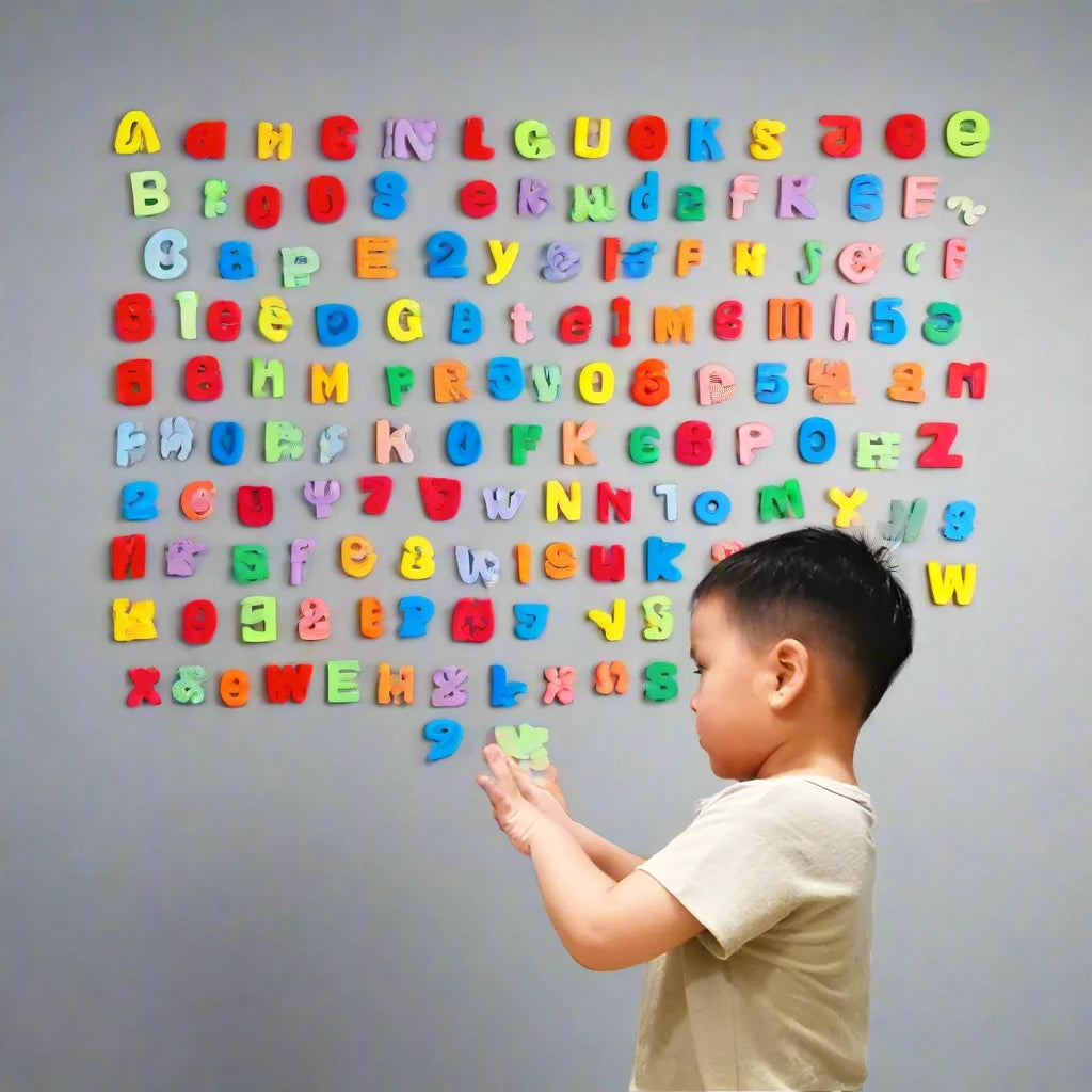 Engaging 26-Piece Magnetic Alphabet & Numbers Set - Giggly Groves