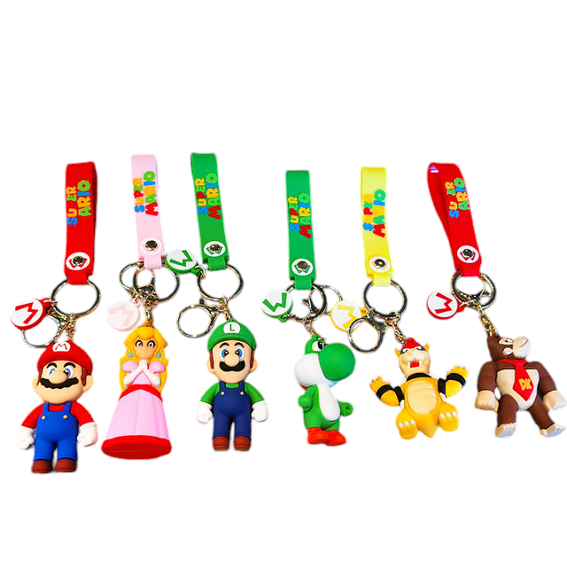 Super Mario Keychain Set - Giggly Groves 