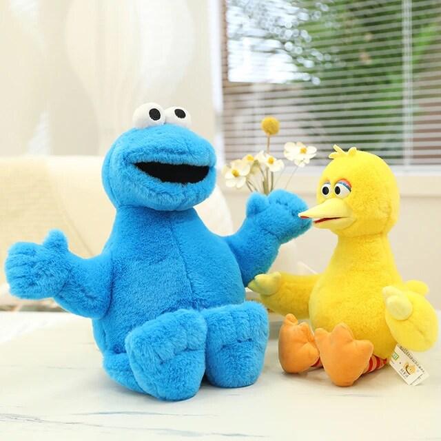 Soft Kawaii Anime Sesame Plush Toys  Cookie Monster- Giggly Groves