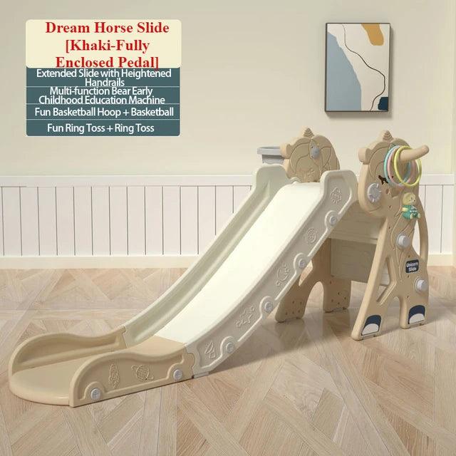 Interactive Unicorn-Themed Kids Slide with Music - GIGGLY GROVES