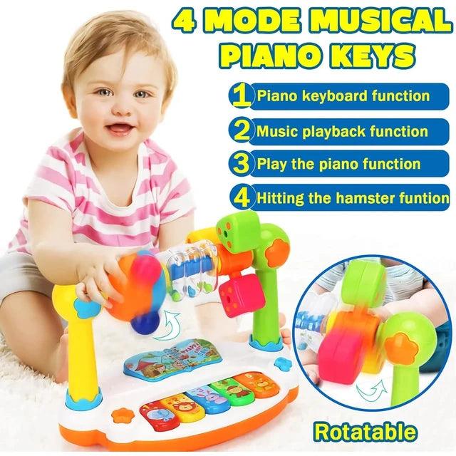 Interactive Baby Piano Keyboard with Lights and Sounds- Giggly Groves