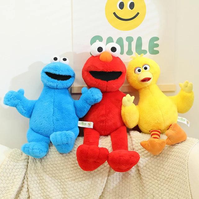 Soft Kawaii Anime Sesame Plush Toys  Cookie Monster- Giggly Groves