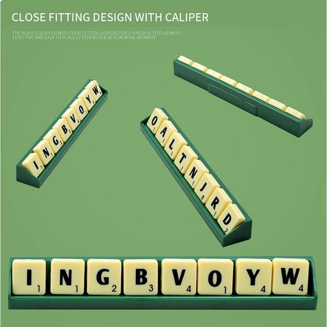 Travel Scrabble Puzzle Board Game: Giggly Groves