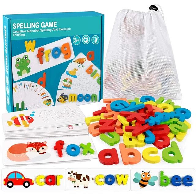 Montessori See and Spell Learning Toy - Giggly Groves