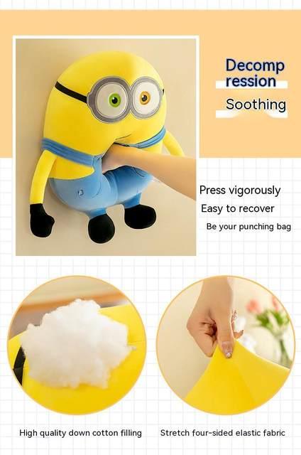 Adorable Minions Plush Toy - Bob & Stuart in Jeans Soft Dolls by Giggly Groves 