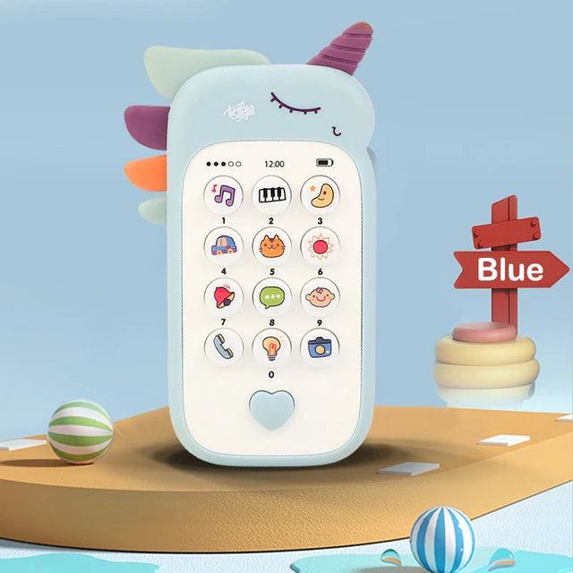 Baby Phone Toy: Music Sound Telephone with Teether for Early Education