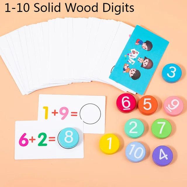 Montessori Math Wooden Toys - Giggly Groves