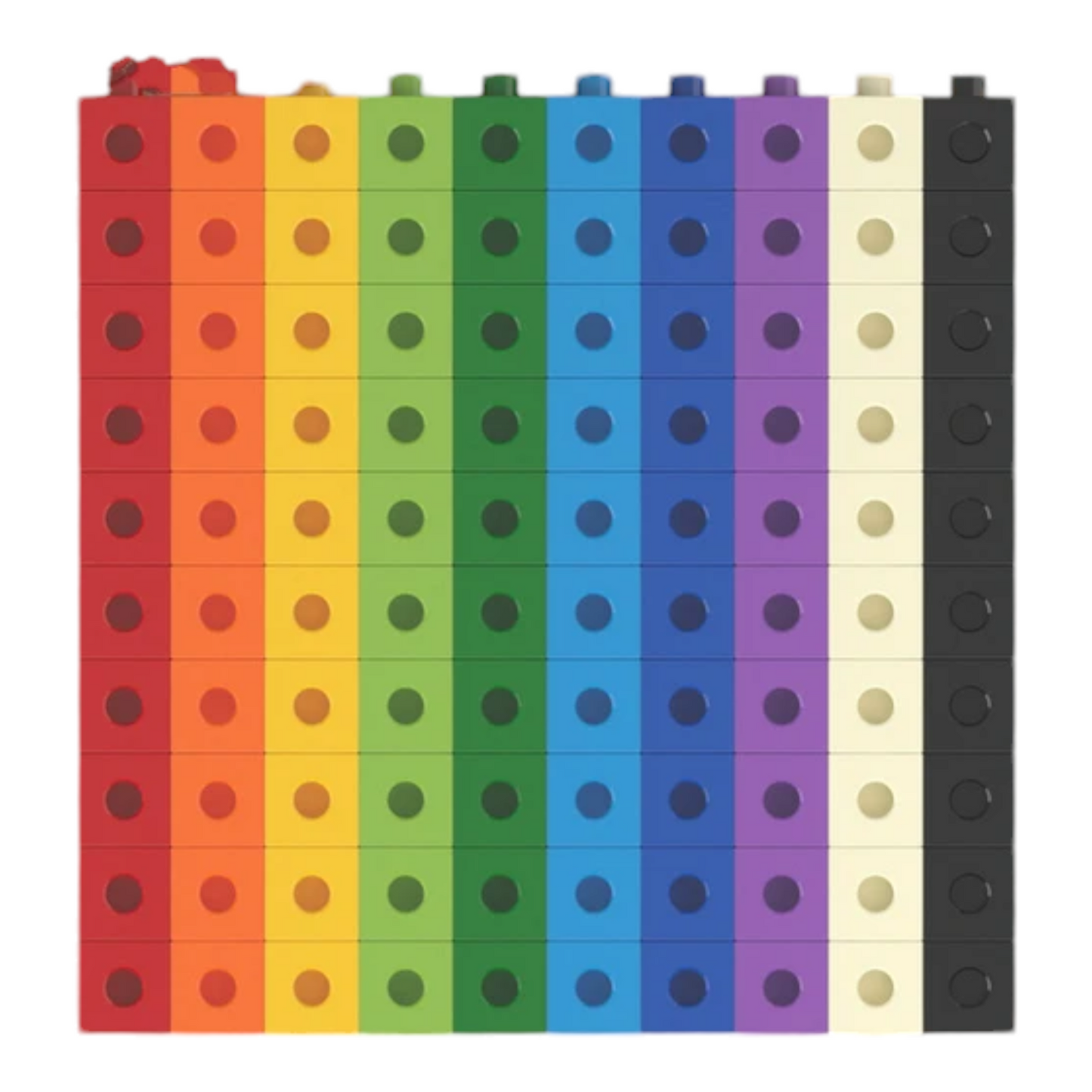 100-Piece MathLink Cubes Set for Kids - Enhance your child’s learning with this colorful, interlocking cube set. Perfect for STEM education, these cubes come in vibrant colors like red, yellow, green, blue, and orange, featuring numbers and math symbols. Ideal for developing fine motor skills and math proficiency. Packaged in a clear storage box for easy organization. A popular choice for interactive learning and educational play. Available now at Giggly Groves.