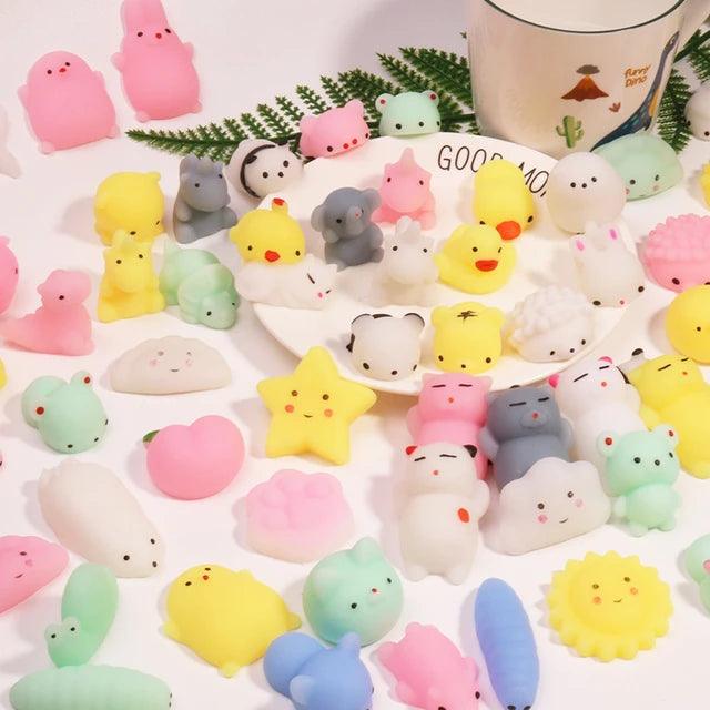 Adorable Kawaii Mochi Squishy Toy Set - Giggly Groves