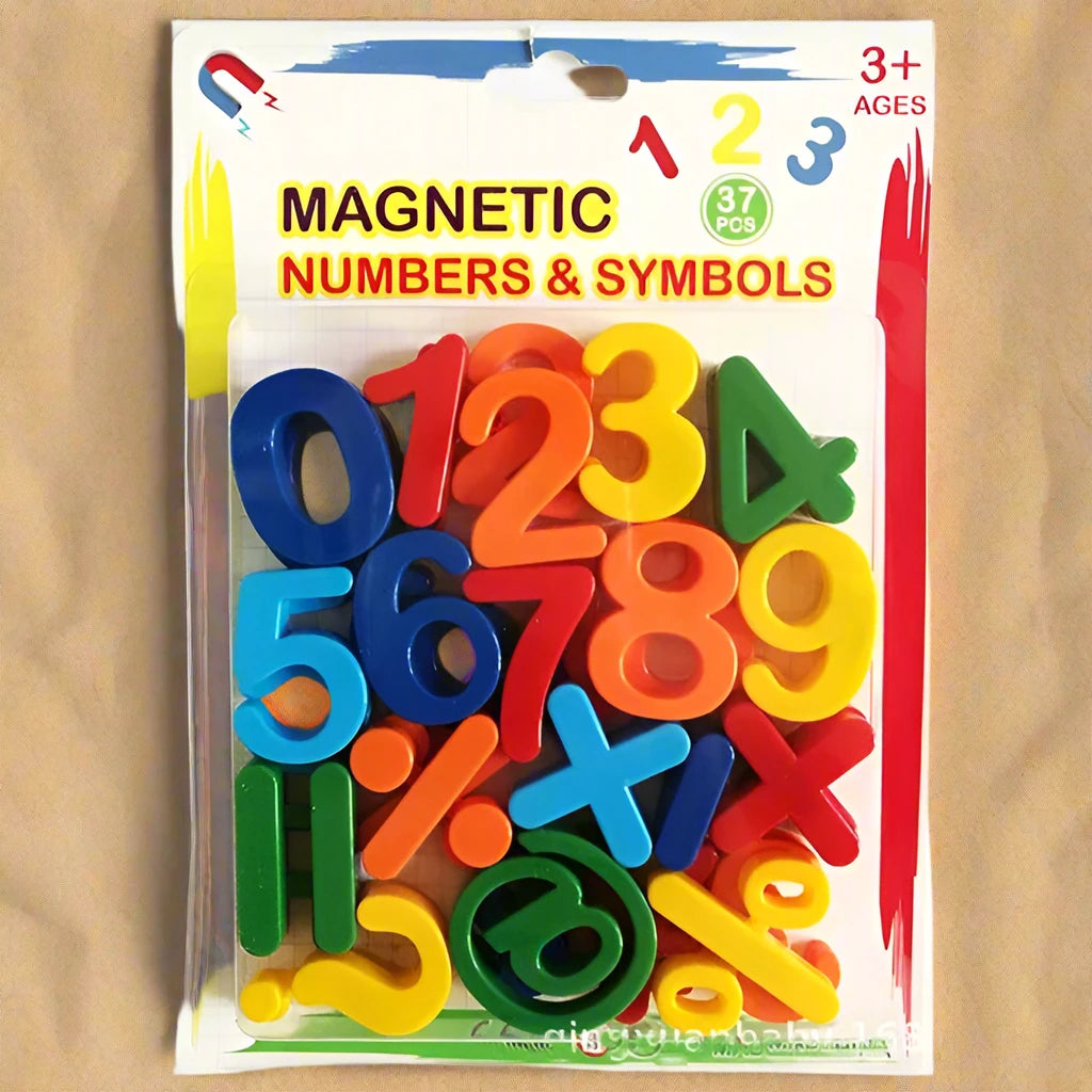 Engaging 26-Piece Magnetic Alphabet & Numbers Set - Giggly Groves