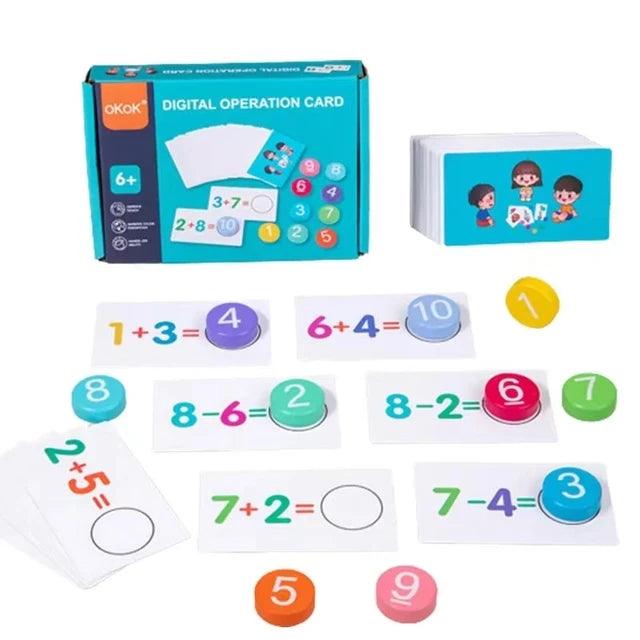 Montessori Math Wooden Toys - Giggly Groves