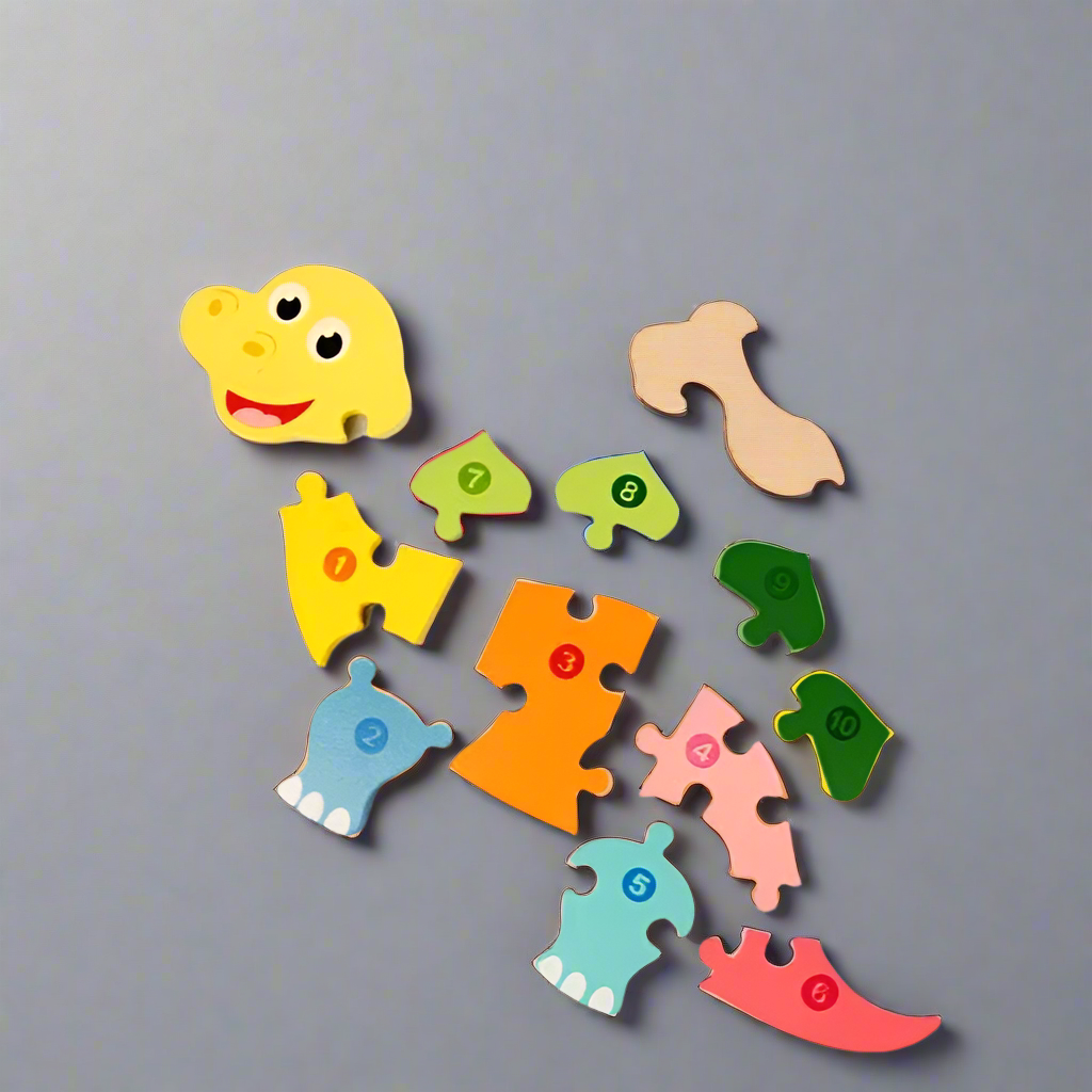 Engaging Animal & Vehicle Themed Wooden Puzzles - Giggly Groves