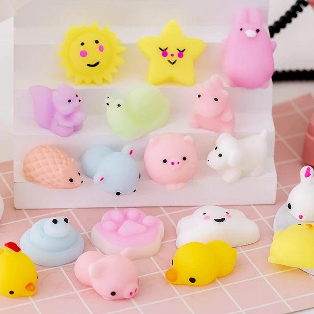 Adorable Kawaii Mochi Squishy Toy Set - Giggly Groves