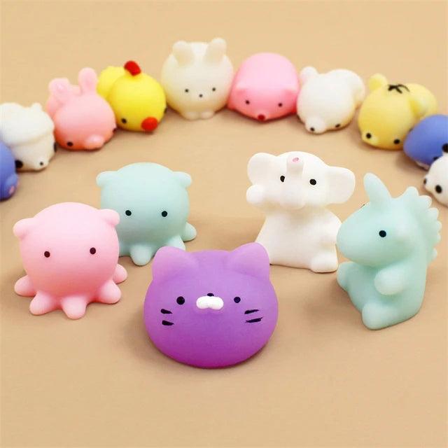 Adorable Kawaii Mochi Squishy Toy Set - Giggly Groves