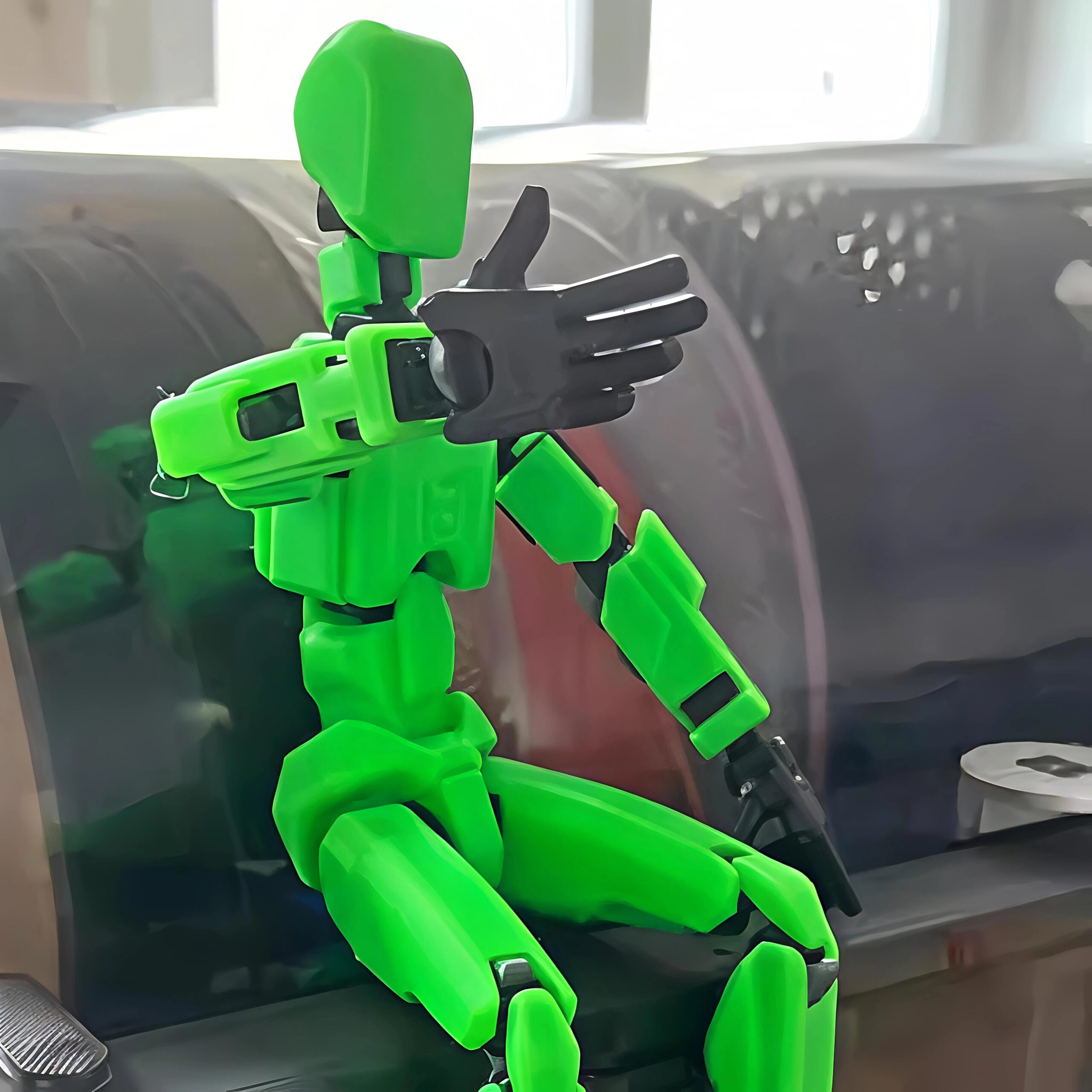 T13 Multi-Jointed 3D Printed Action Figure DIY Model Kit – Fully Articulated Poseable Robot Dummy Figure for Stop Motion & Drawing (Ages 12+) - Image 5