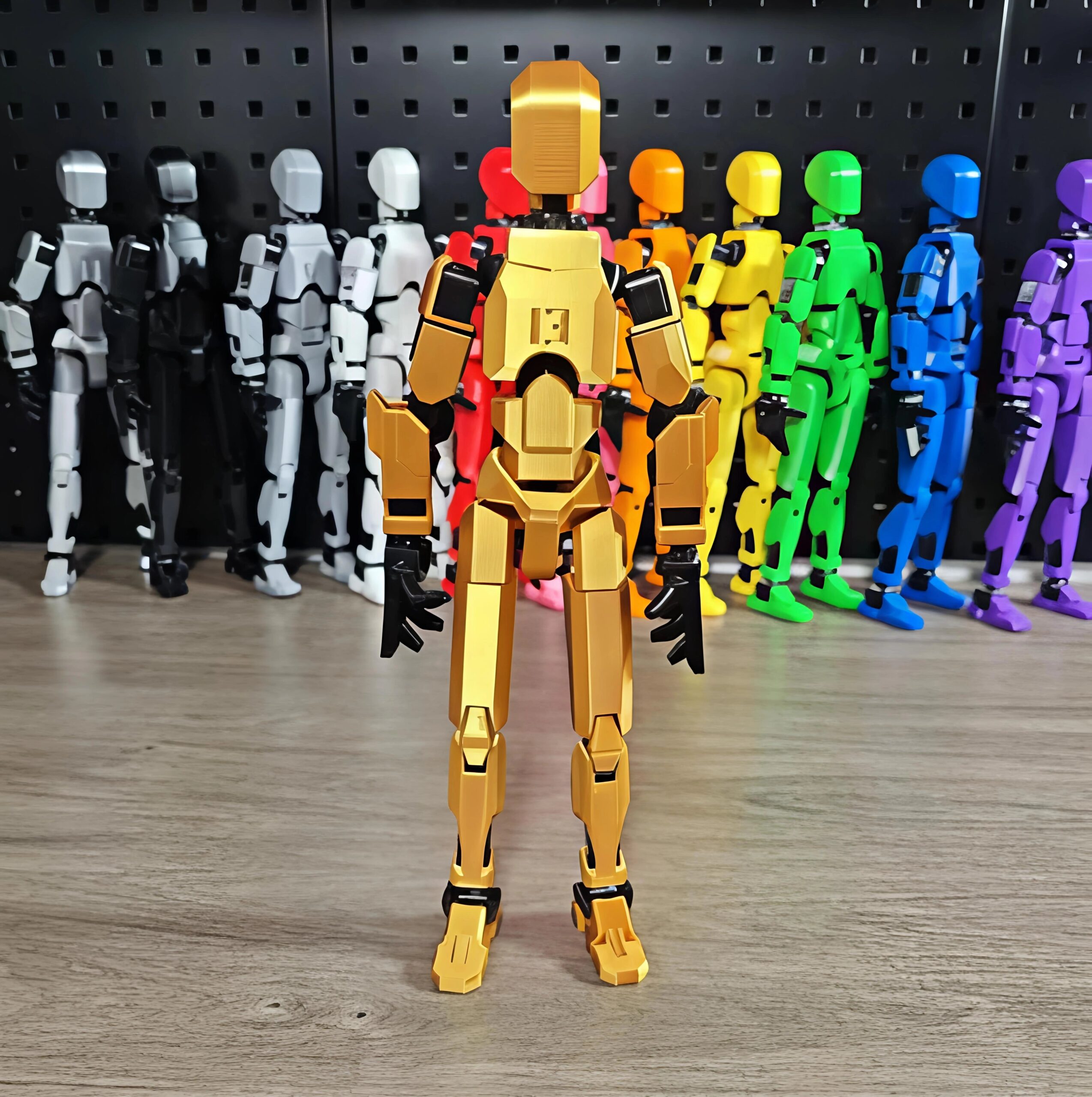 T13 Multi-Jointed 3D Printed Action Figure DIY Model Kit – Fully Articulated Poseable Robot Dummy Figure for Stop Motion & Drawing (Ages 12+) - Image 12