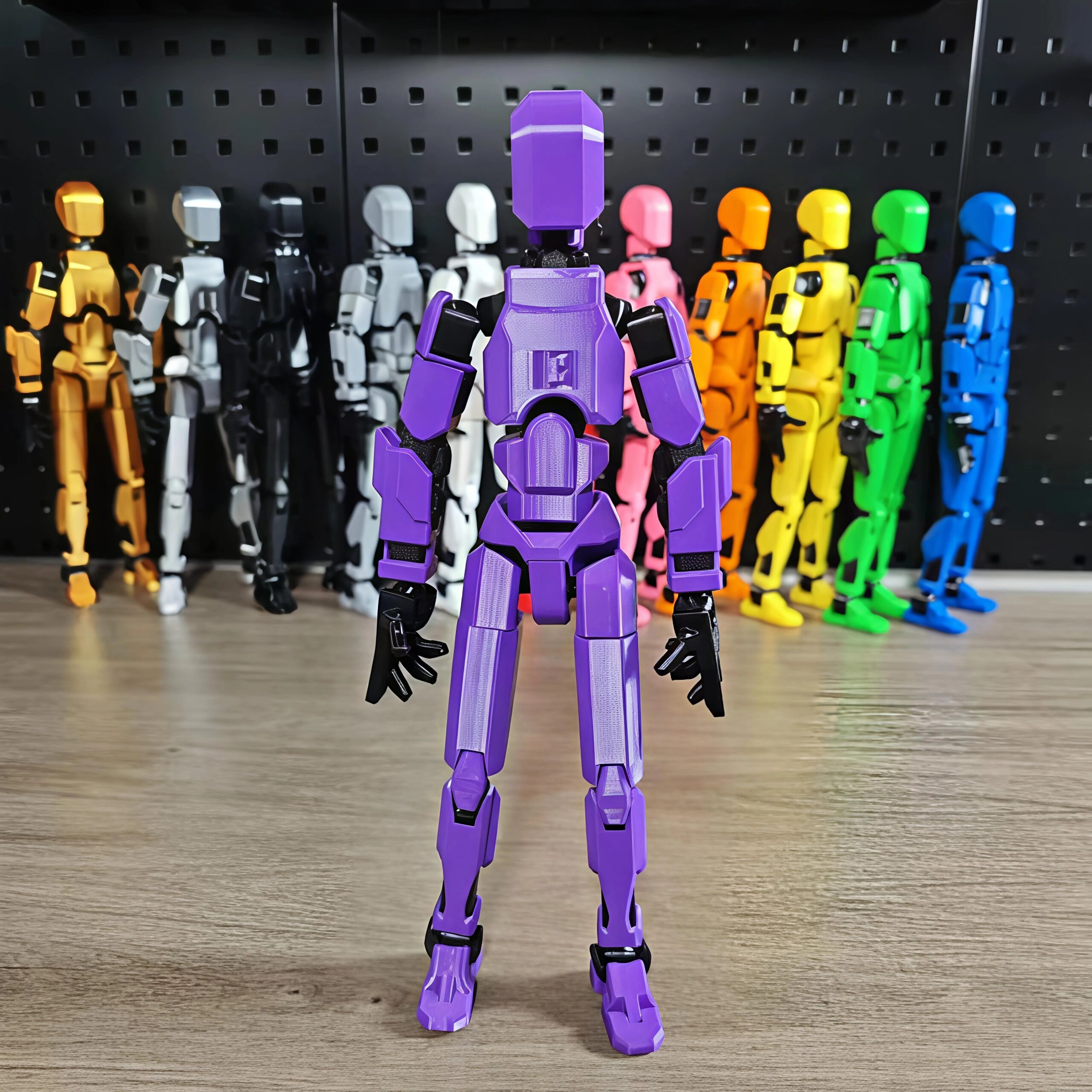 T13 Multi-Jointed 3D Printed Action Figure DIY Model Kit – Fully Articulated Poseable Robot Dummy Figure for Stop Motion & Drawing (Ages 12+) - Image 17