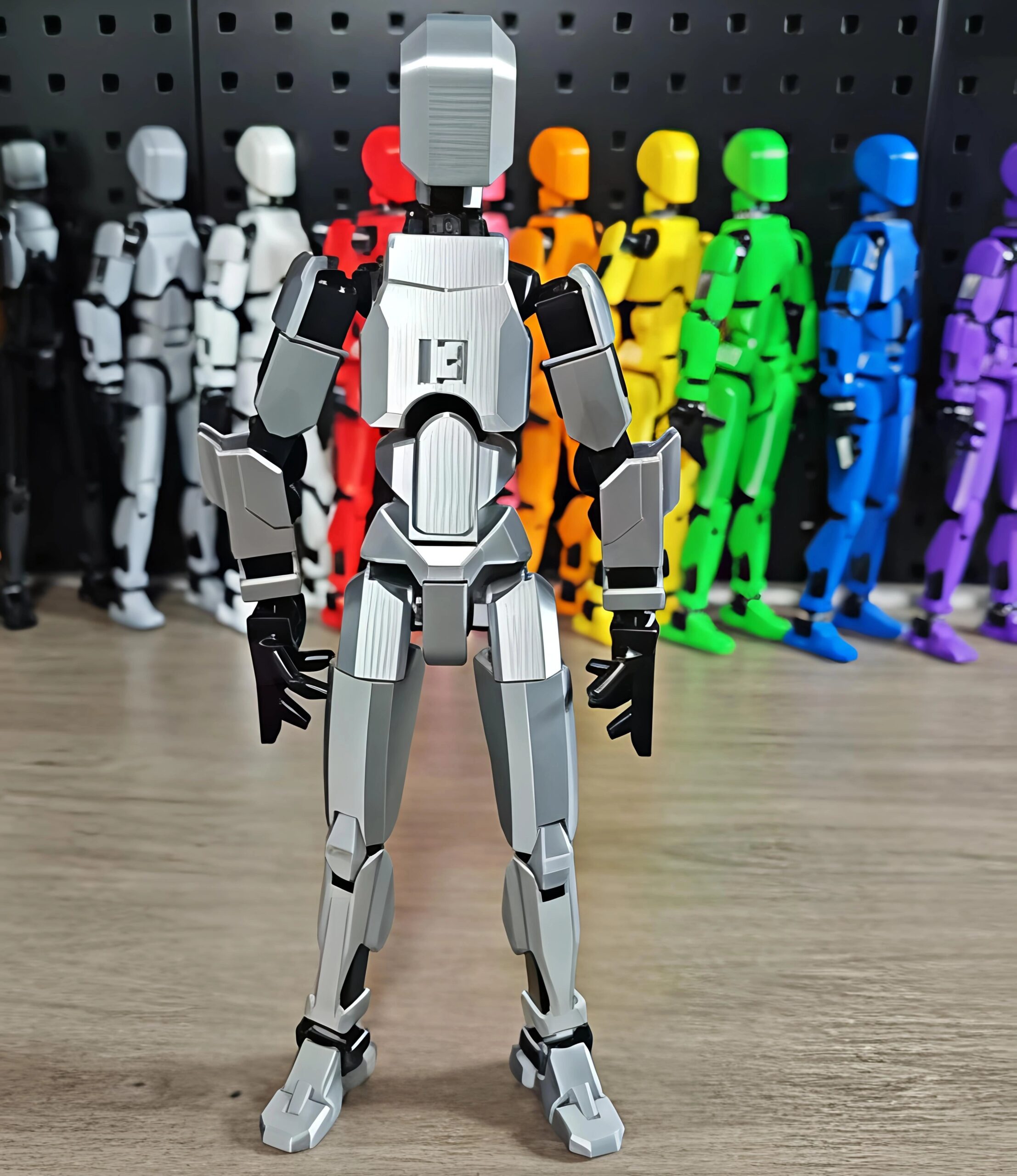 T13 Multi-Jointed 3D Printed Action Figure DIY Model Kit – Fully Articulated Poseable Robot Dummy Figure for Stop Motion & Drawing (Ages 12+) - Image 18
