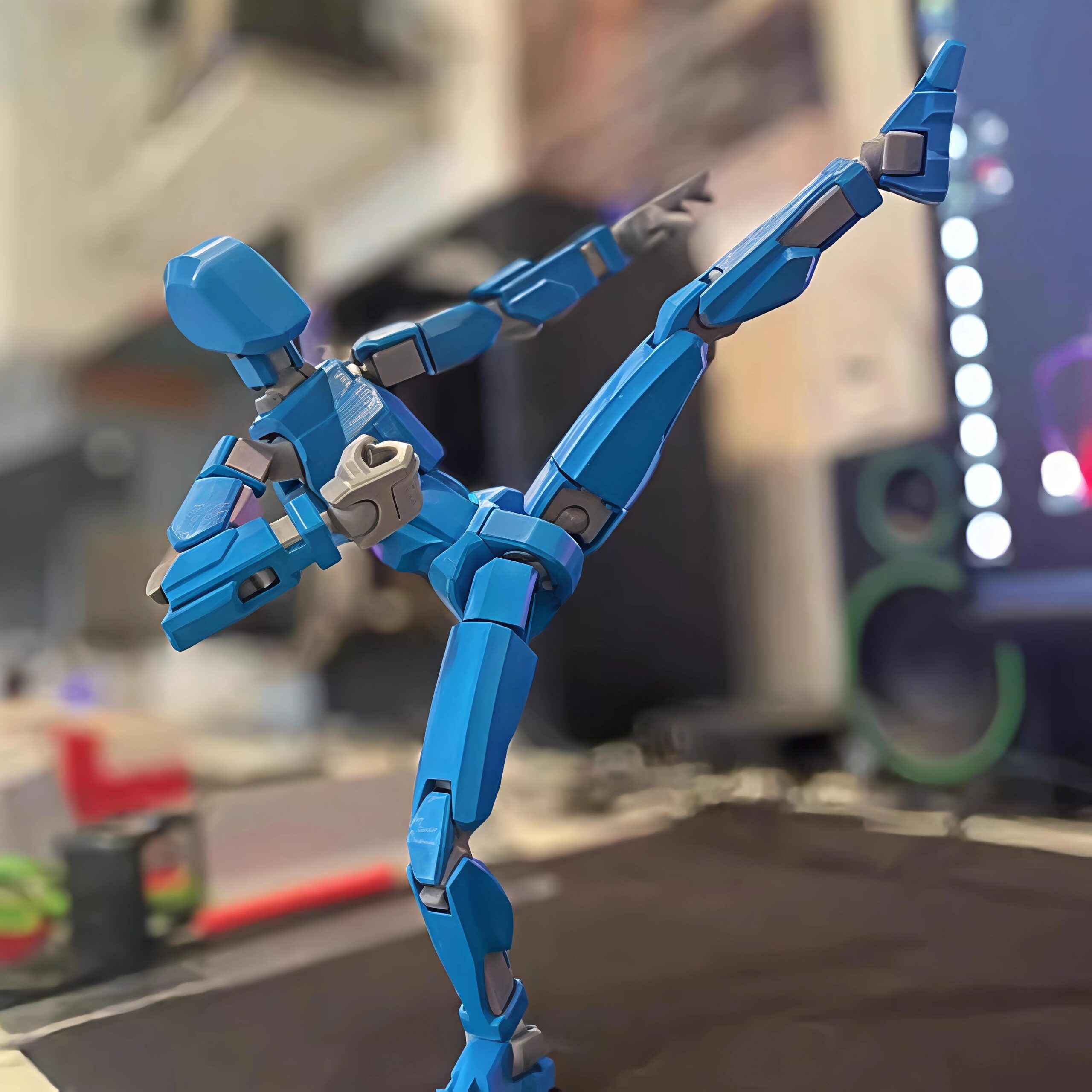 T13 Multi-Jointed 3D Printed Action Figure DIY Model Kit – Fully Articulated Poseable Robot Dummy Figure for Stop Motion & Drawing (Ages 12+) - Image 4