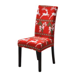 Universal Elastic Chair Covers - Christmas Festive Home Decor by Giggly Groves | Elastic Fit for Modern Living