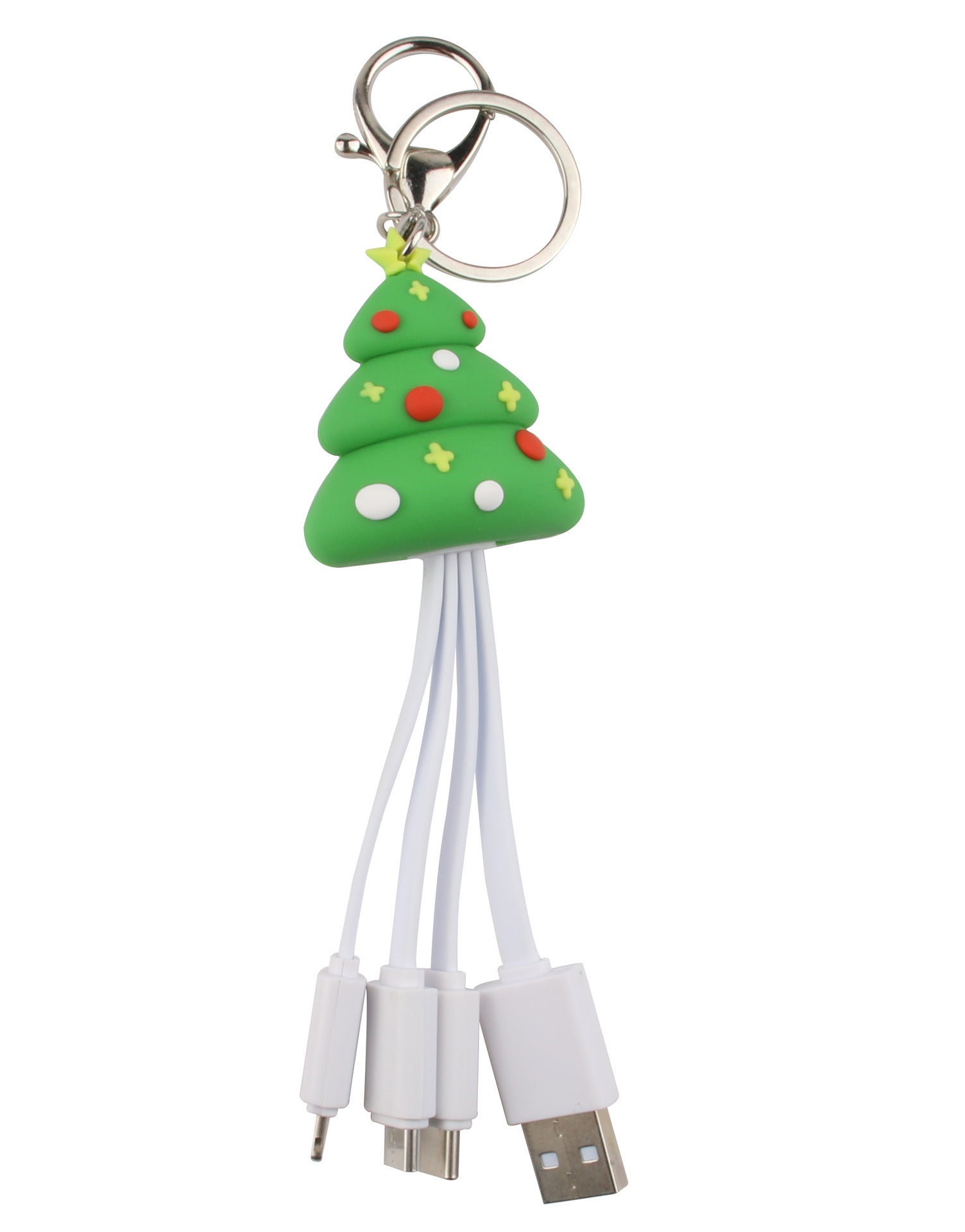 Festive Christmas Multi-Function Data Cable - Creative Cartoon Portable Charger for Holiday Season - Image 7