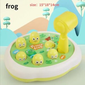 Montessori Hammer Toy: Duck, Frog & Pig Characters | Ages 1-2