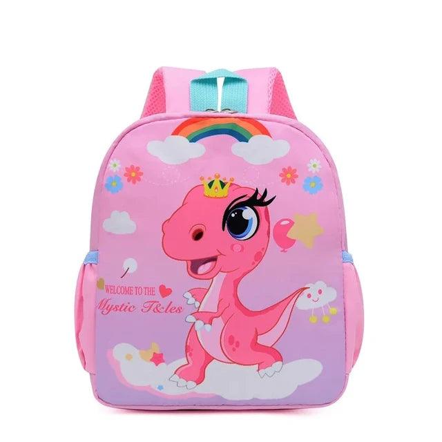 Adorable Dinosaur Cartoon Kids Backpack - Waterproof School Bag for Kindergarten and Primary Students - Image 6