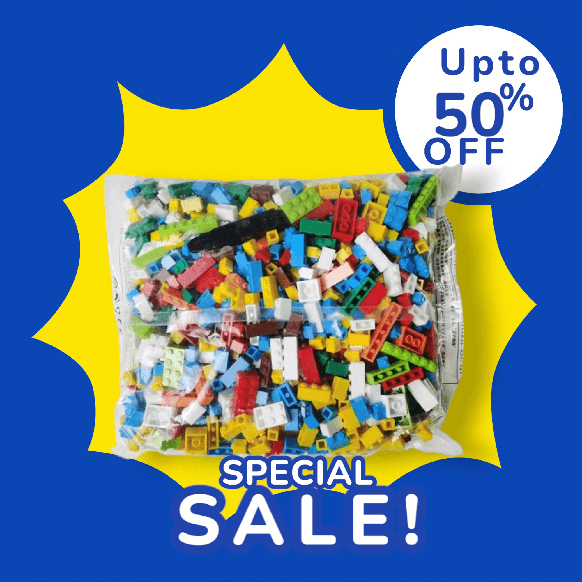 City Building Blocks Set - DIY Educational Toy with Large Base Plate (300pcs/500pcs/1000pcs) - Image 4