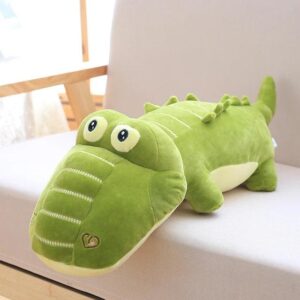 Super Cute Crocodile Doll Plush Toy: Lazy Sleeper Pillow and Birthday Gift for Kids
