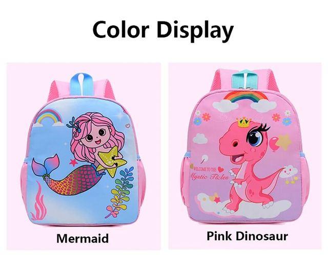 Adorable Dinosaur Cartoon Kids Backpack - Waterproof School Bag for Kindergarten and Primary Students - Image 16