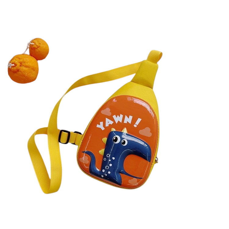 Children's Cute Cartoon Hard Shell Chest Bag - Adorable Dinosaur Design | Giggly Groves - Image 5